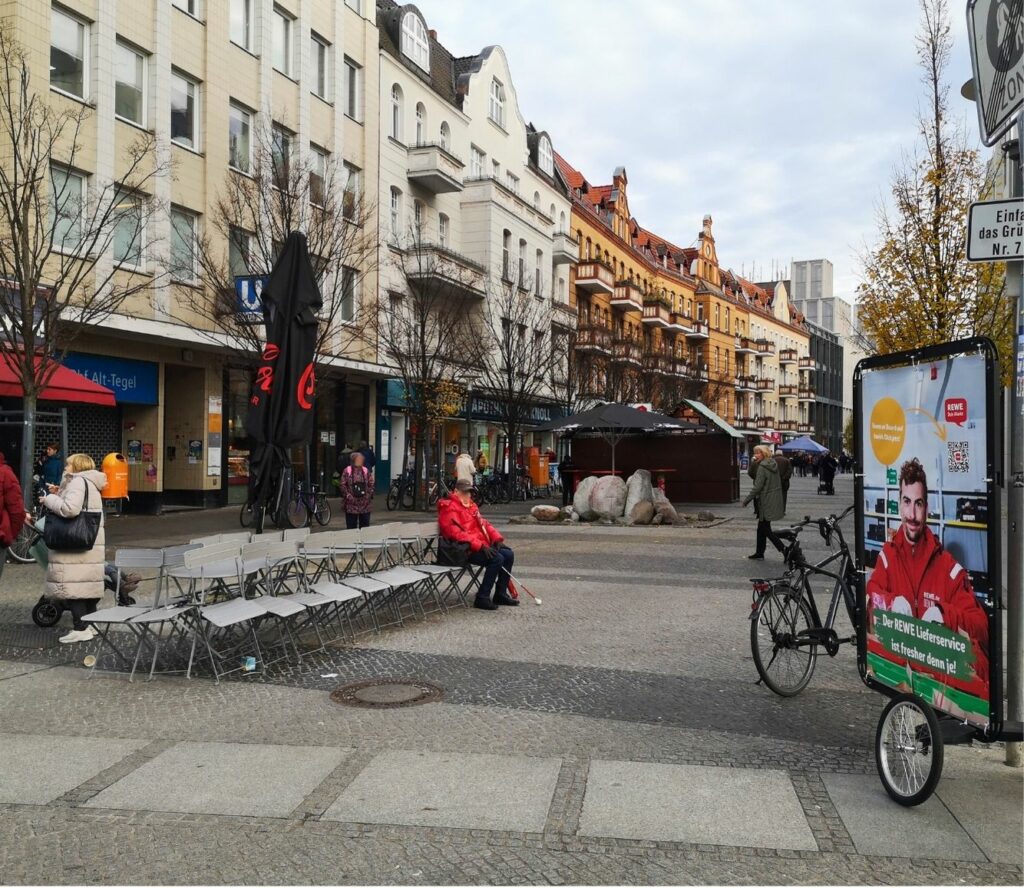 Mobile Außenwerbung in Berlin in der Innenstadt