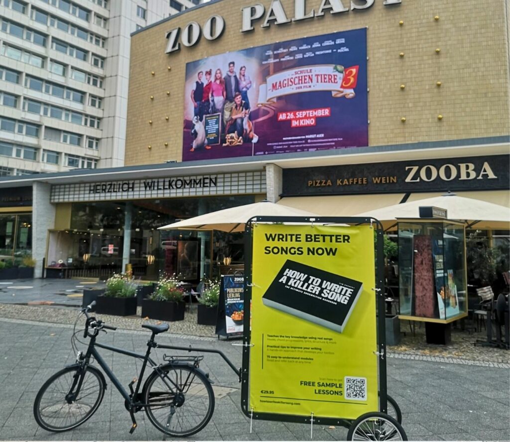 Mobile Außenwerbung in Berlin fällt auf