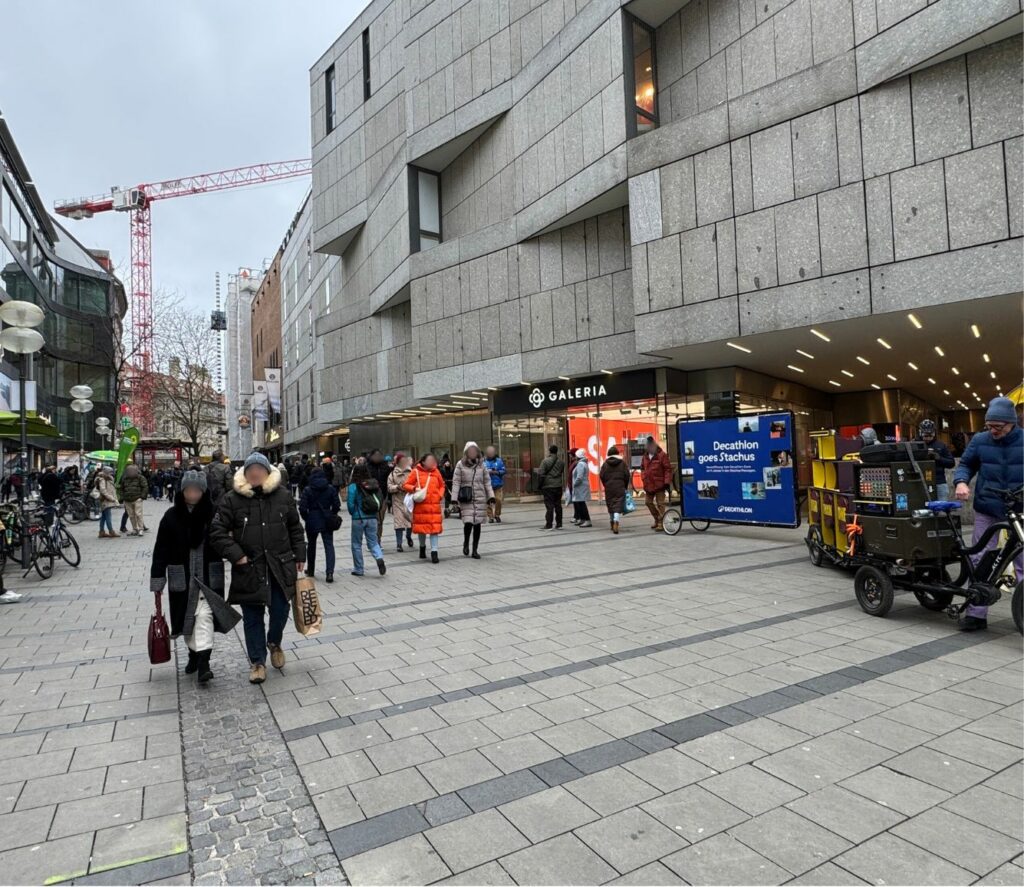 Mobile Außenwerbung in München kommt beinahe überall hin